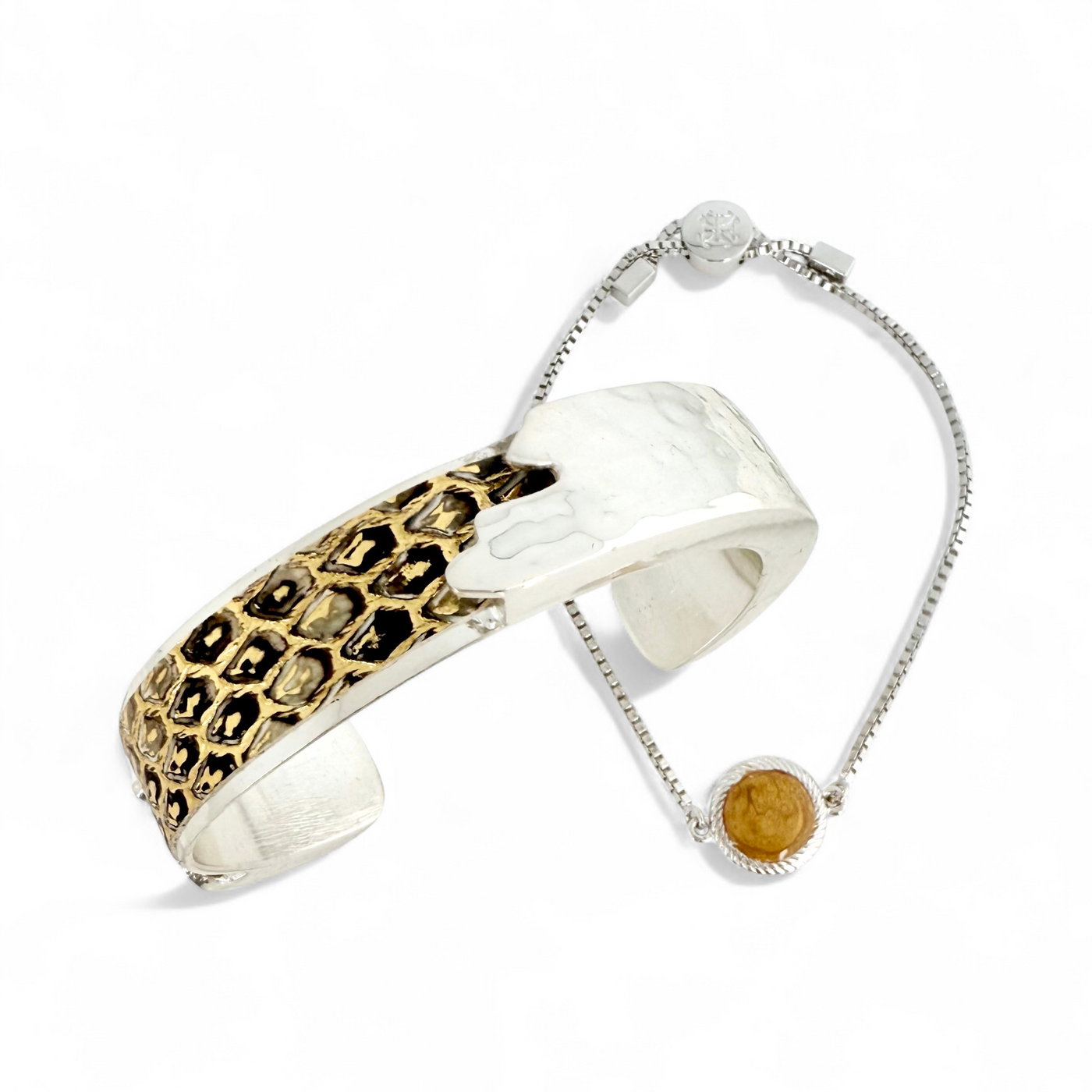 Olivia Marie Slider - Pearlized Gold - Silver