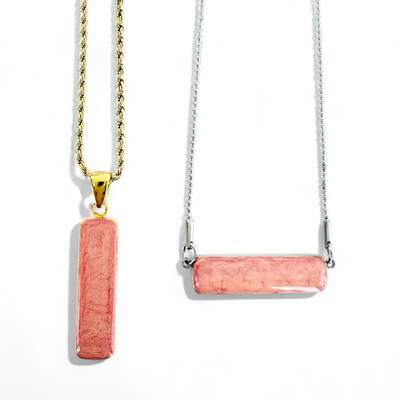 Vertical Necklace Gold - Papaya