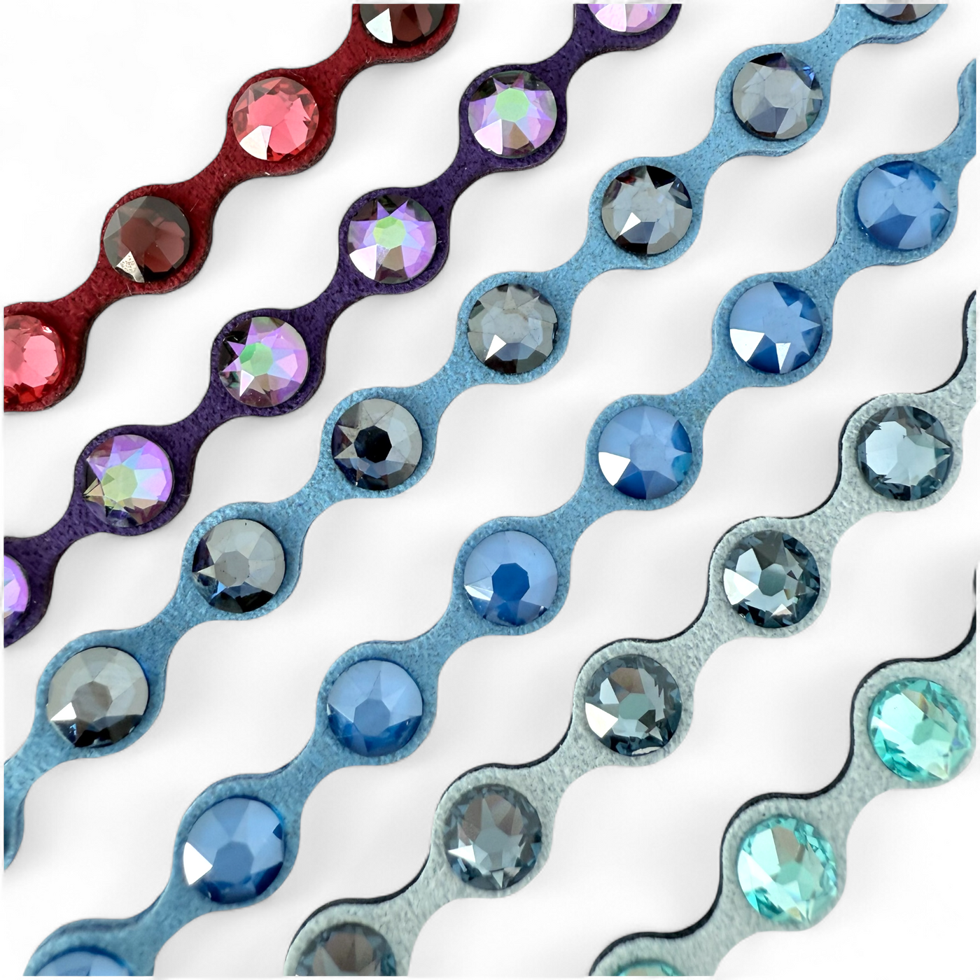 Kenna - Scalloped Wrap With Crystals #1-6