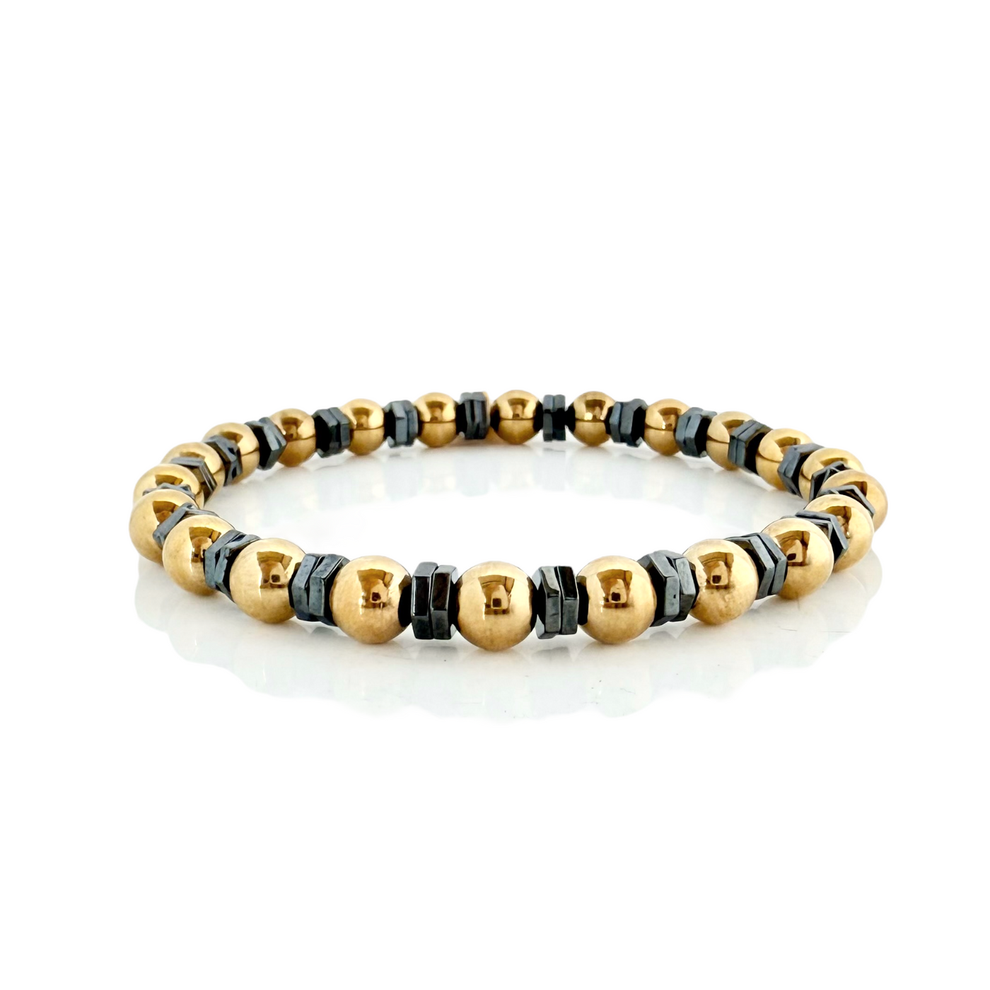 Flike - Gold and Hematite