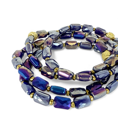 Day 10: LENA - Metallic Purple - Gold