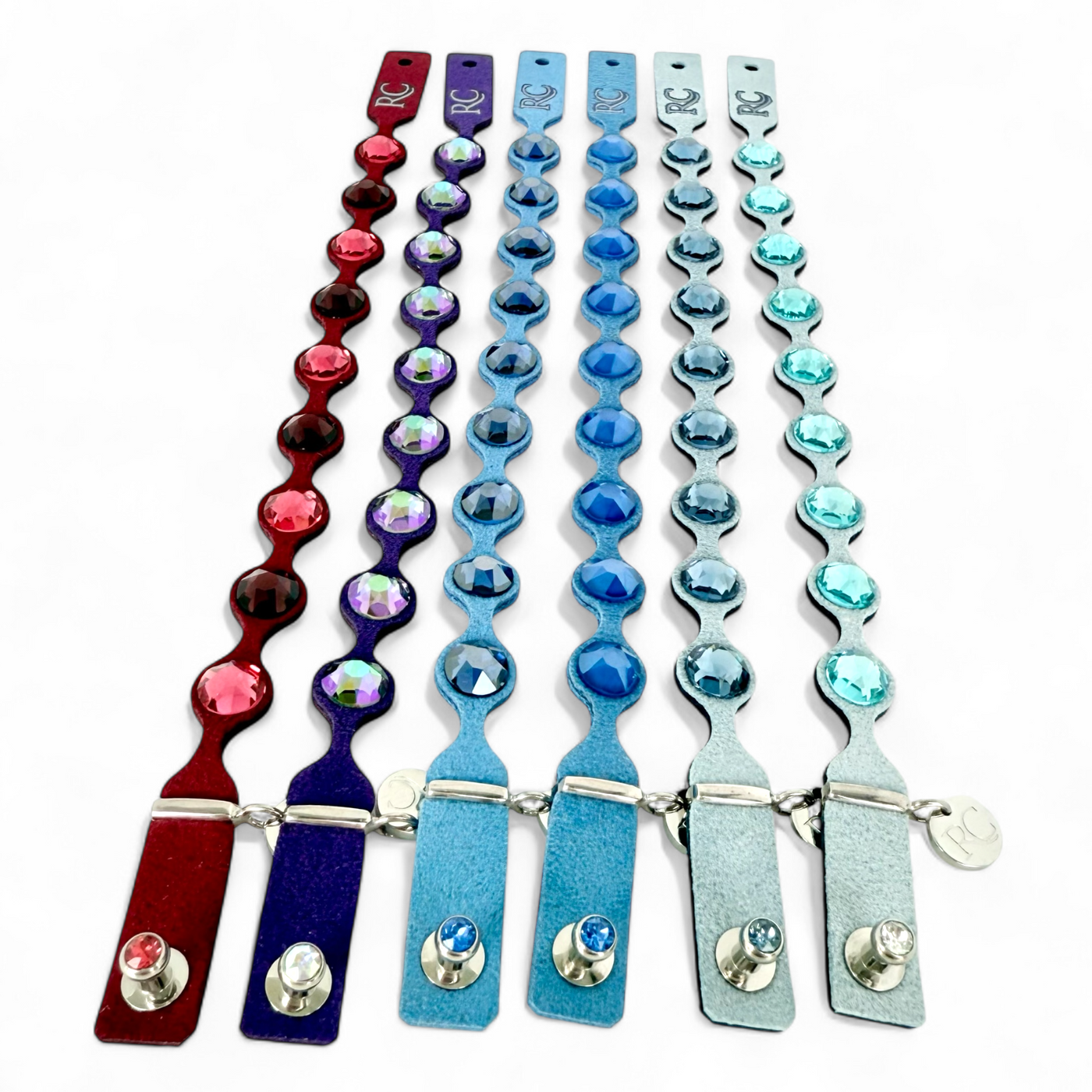 Kenna - Scalloped Wrap With Crystals #1-6