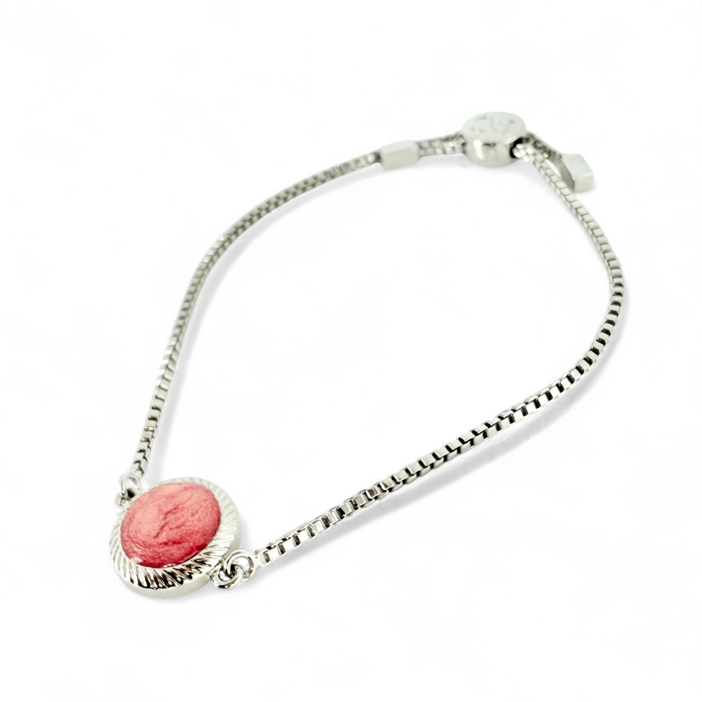Olivia Marie Slider - Pearlized Pink - Silver