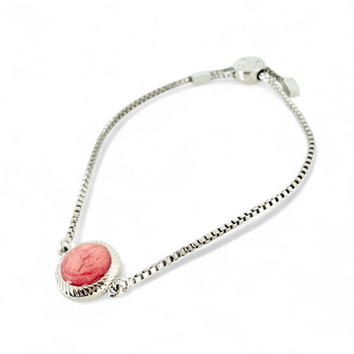 Olivia Marie Slider - Pearlized Pink - Silver