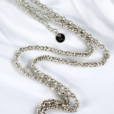 Gilded Chain Necklace - Silver