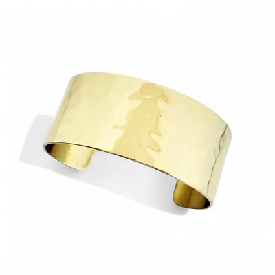 1.0 Hammered Cuff - Gold