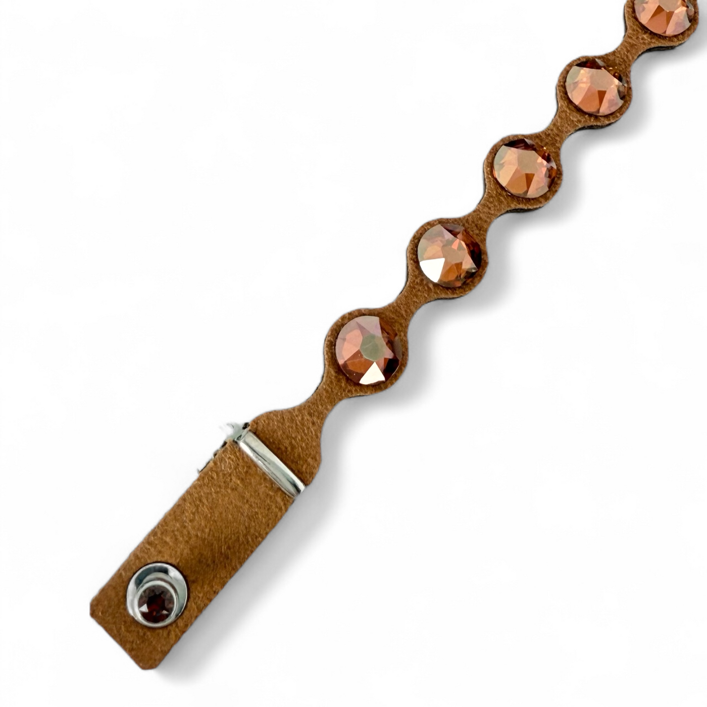 Kenna - Scalloped Wrap With Crystals #7-11