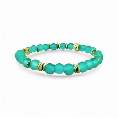 Beatrix - Hush of Turquoise with Gold
