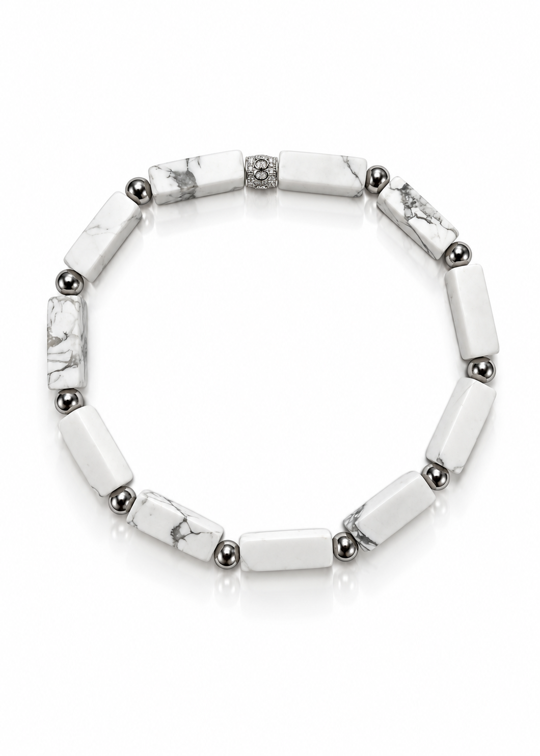 Natural Stone Bracelet – White Jade