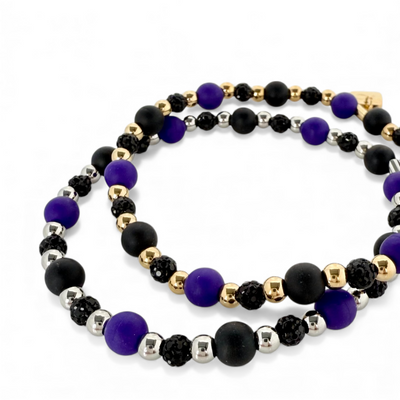 Kaleidoscope Mini Black, Black, Purple - Silver