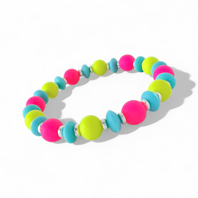Cindy - Yellow - Bright Pink - Sky Blue