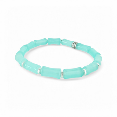 Millie - Light Turquoise with Silver