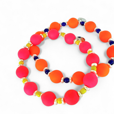 Tropical Spritz Flamingo Pink - Yellow