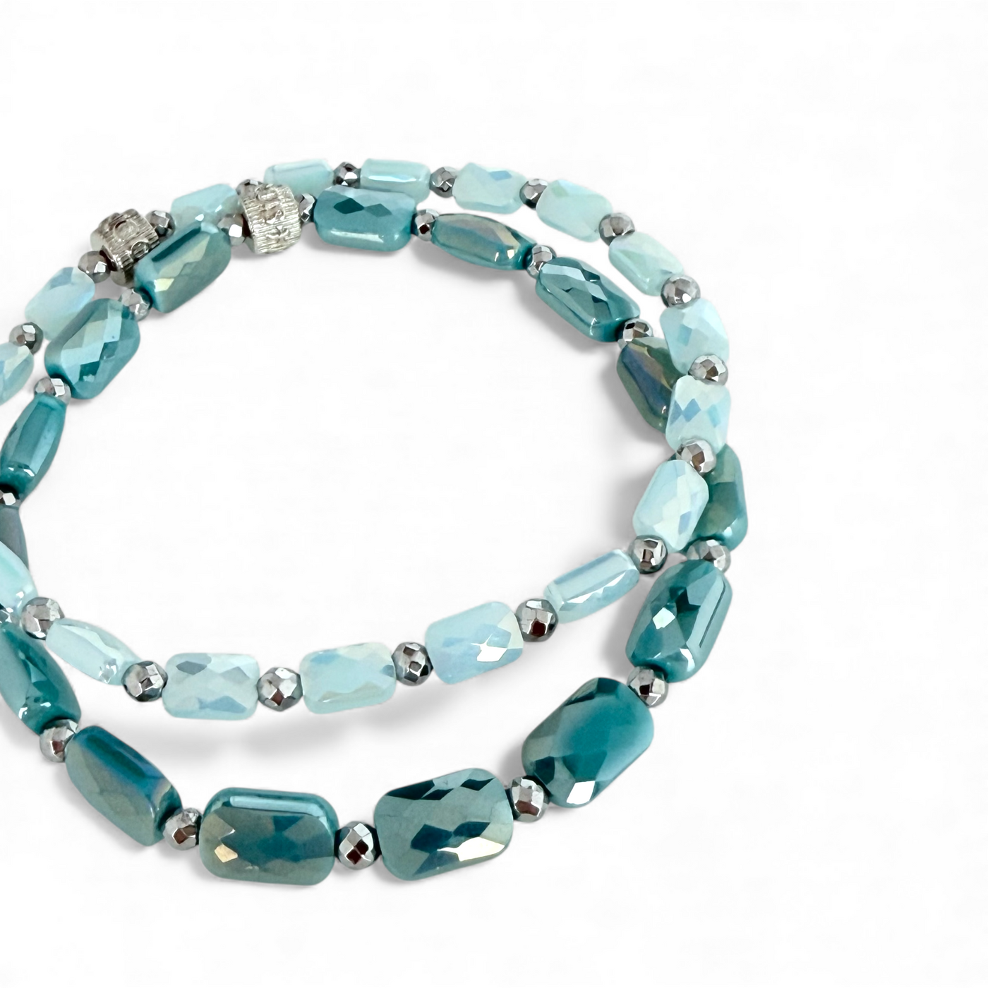 Day 10: LENA - Iridescent Dreamy Blue - Silver