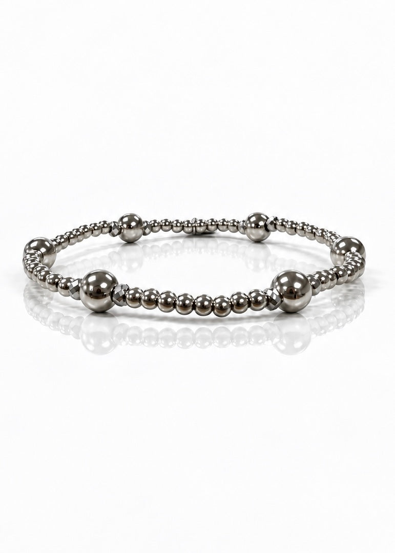 Classic Silver Beaded Variation