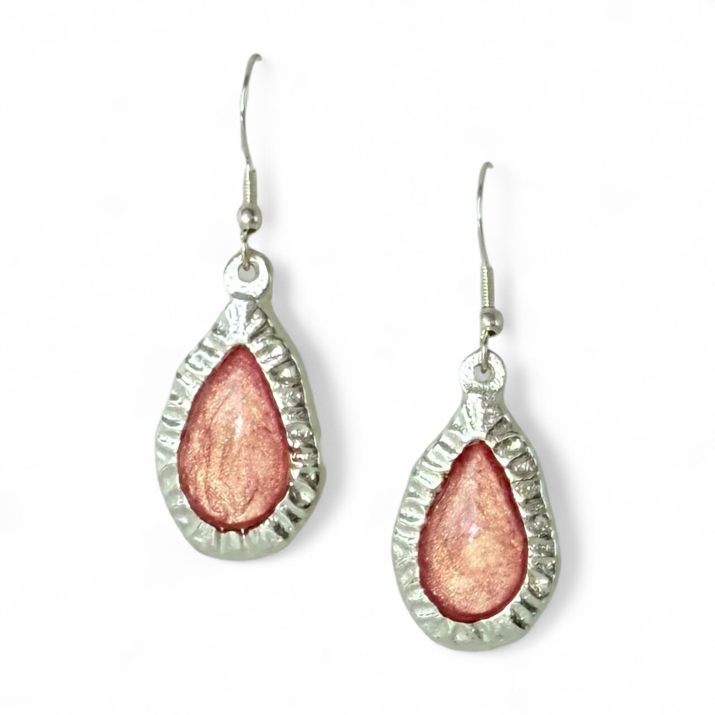 Frances Earrings - Papaya - Silver
