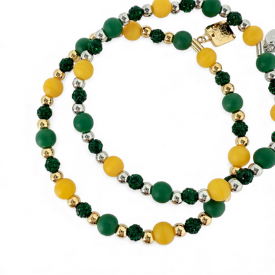 Kaleidoscope Mini Green, Green, Yellow with Gold