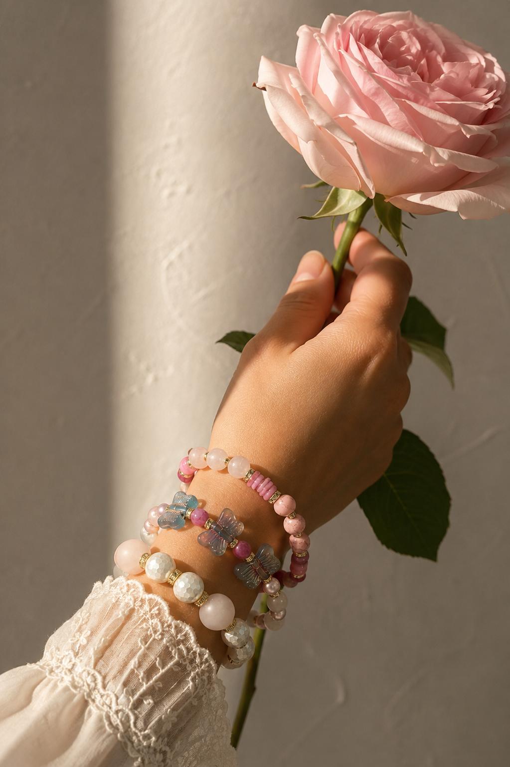 The Dolly Collection - Dream More Butterflies (turquoise/pink)
