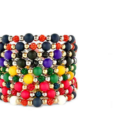 Kaleidoscope Mini White, Midnight, Orange - Gold