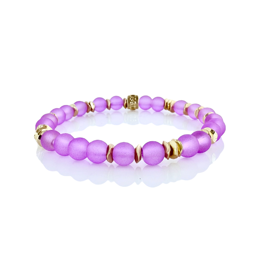 Beatrix - Soft Violet with Gold