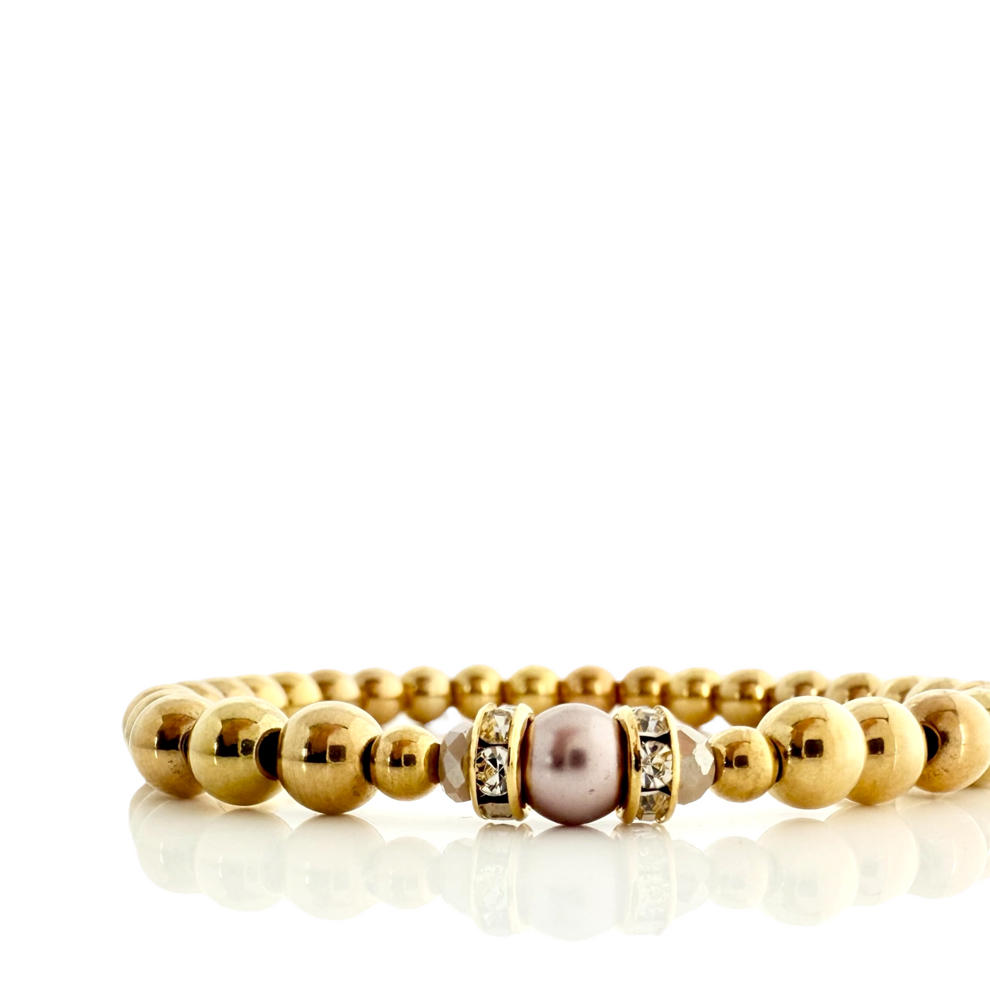 Pearl Bling - Light Cocoa Berry - Gold