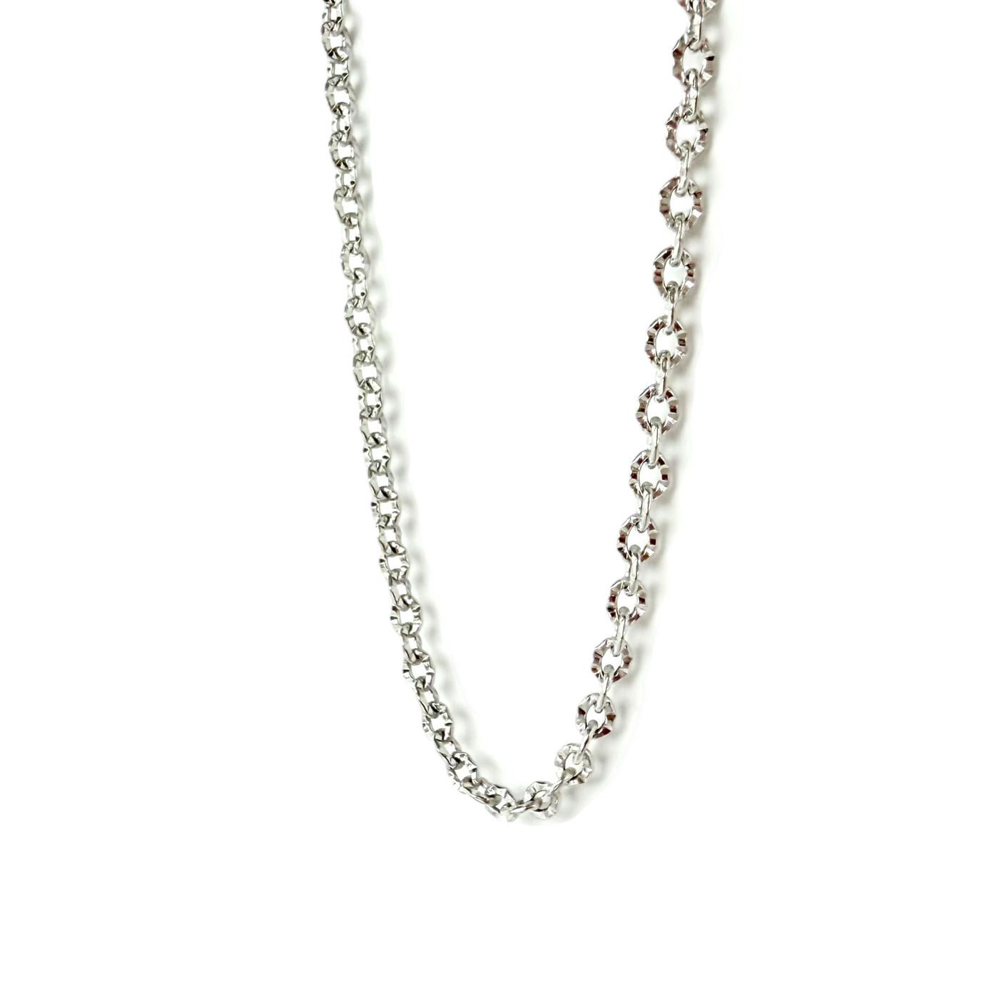 Gilded Chain Necklace - Silver