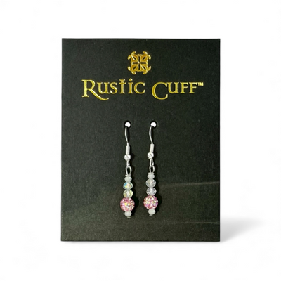 Shimmer Pink Earrings