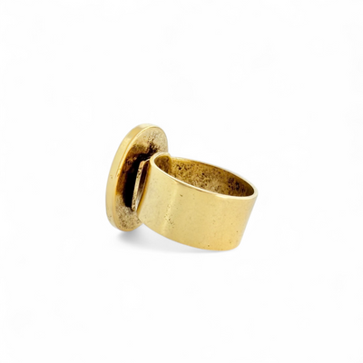 St. Tropez Ovale Ring - Soft White - Gold