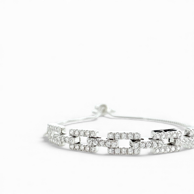 Day 5: Turlington - Pave Interlock - Silver + Santa Pouch