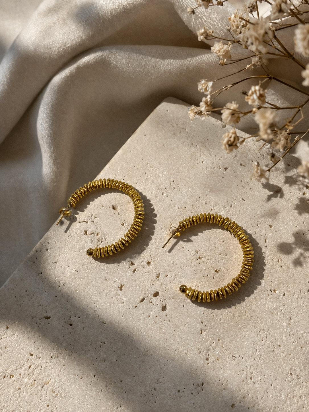 Hannah Earrings in Gold