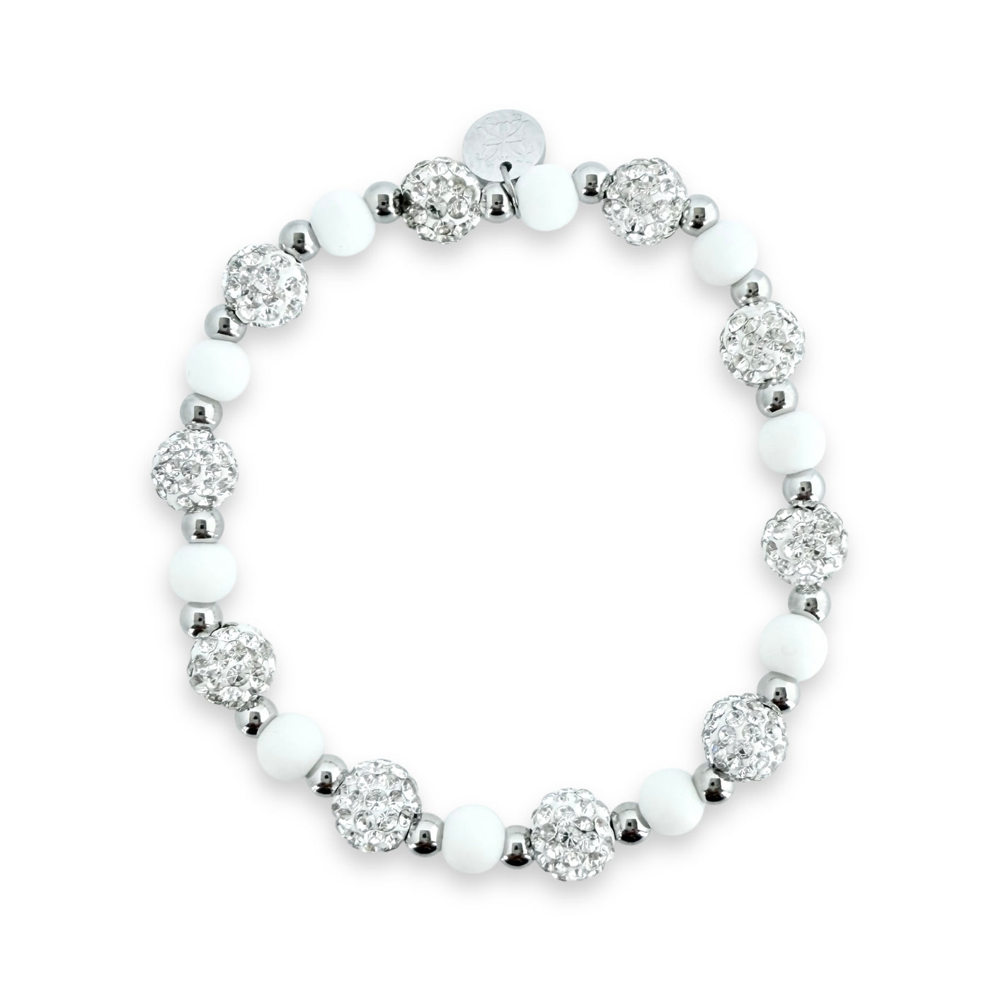 Adelaide - White with Silver