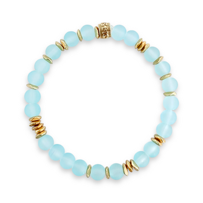 Beatrix - Powder Blue with Gold