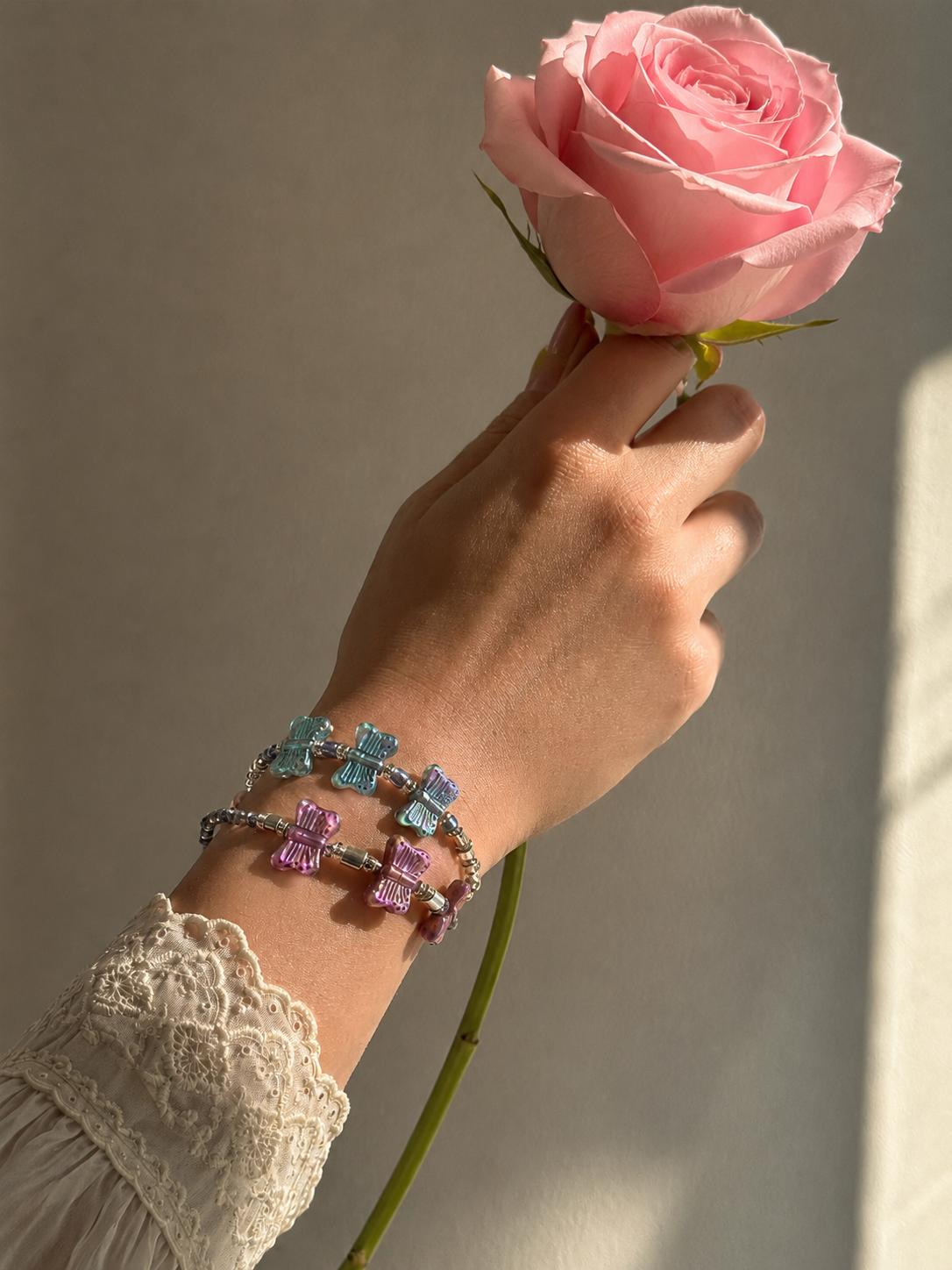 The Dolly Collection - Dream More Butterflies (Iridescent Periwinkle Metallic)