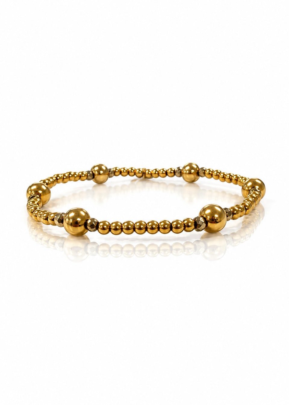 Classic Gold Beaded Variation, front view