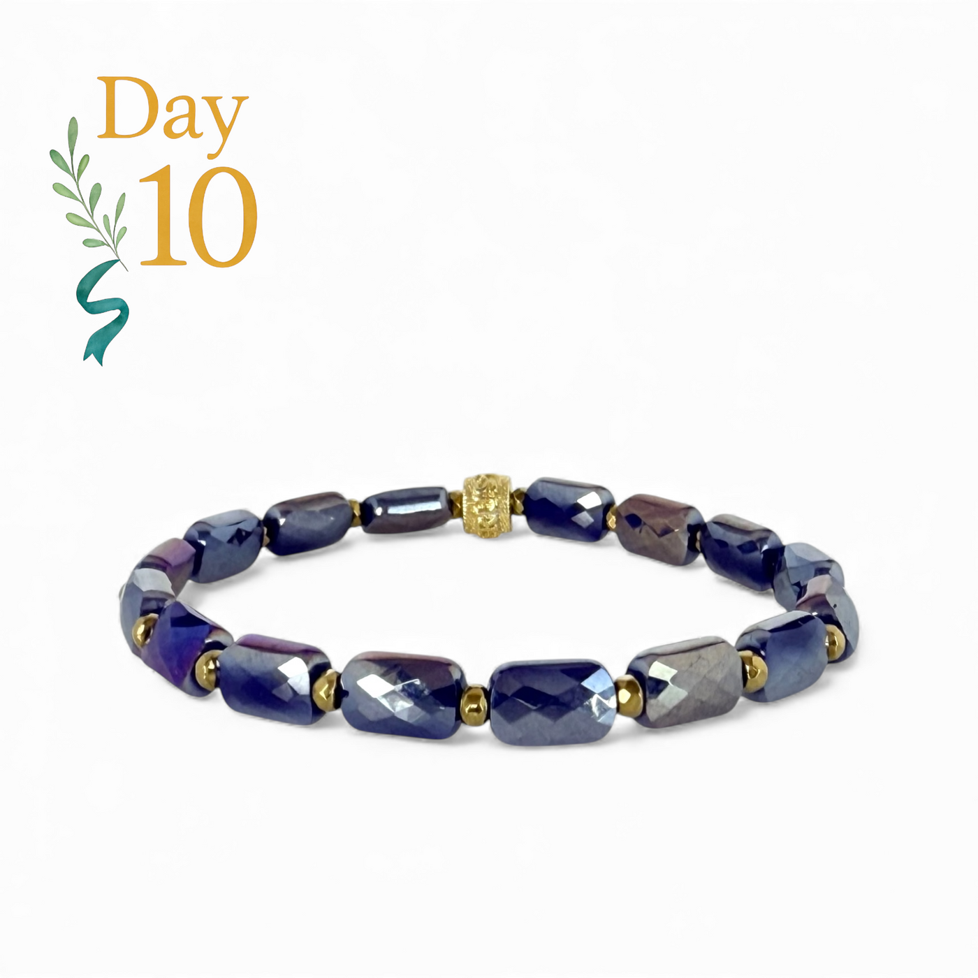Day 10: LENA - Metallic Purple - Gold