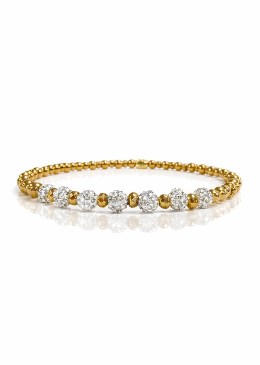 Ireland Mini Row Icon - White (Gold)
