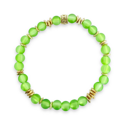 Beatrix - Lime with Gold