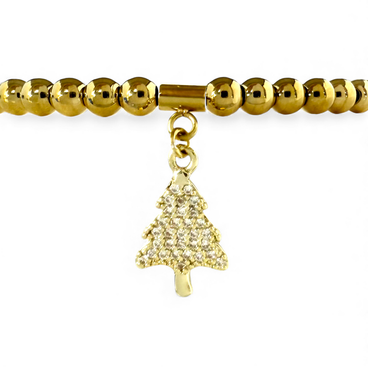 Day 3: Mini Pavé Tree Charm - Gold + Santa Pouch