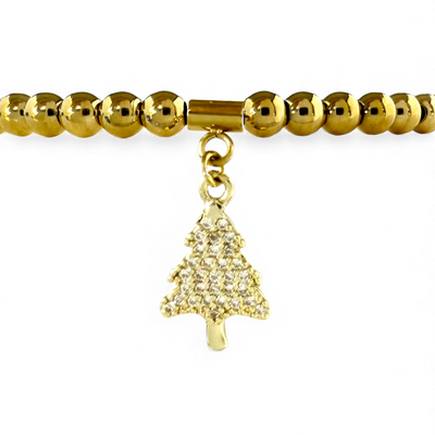 Day 3: Mini Pavé Tree Charm - Gold + Santa Pouch