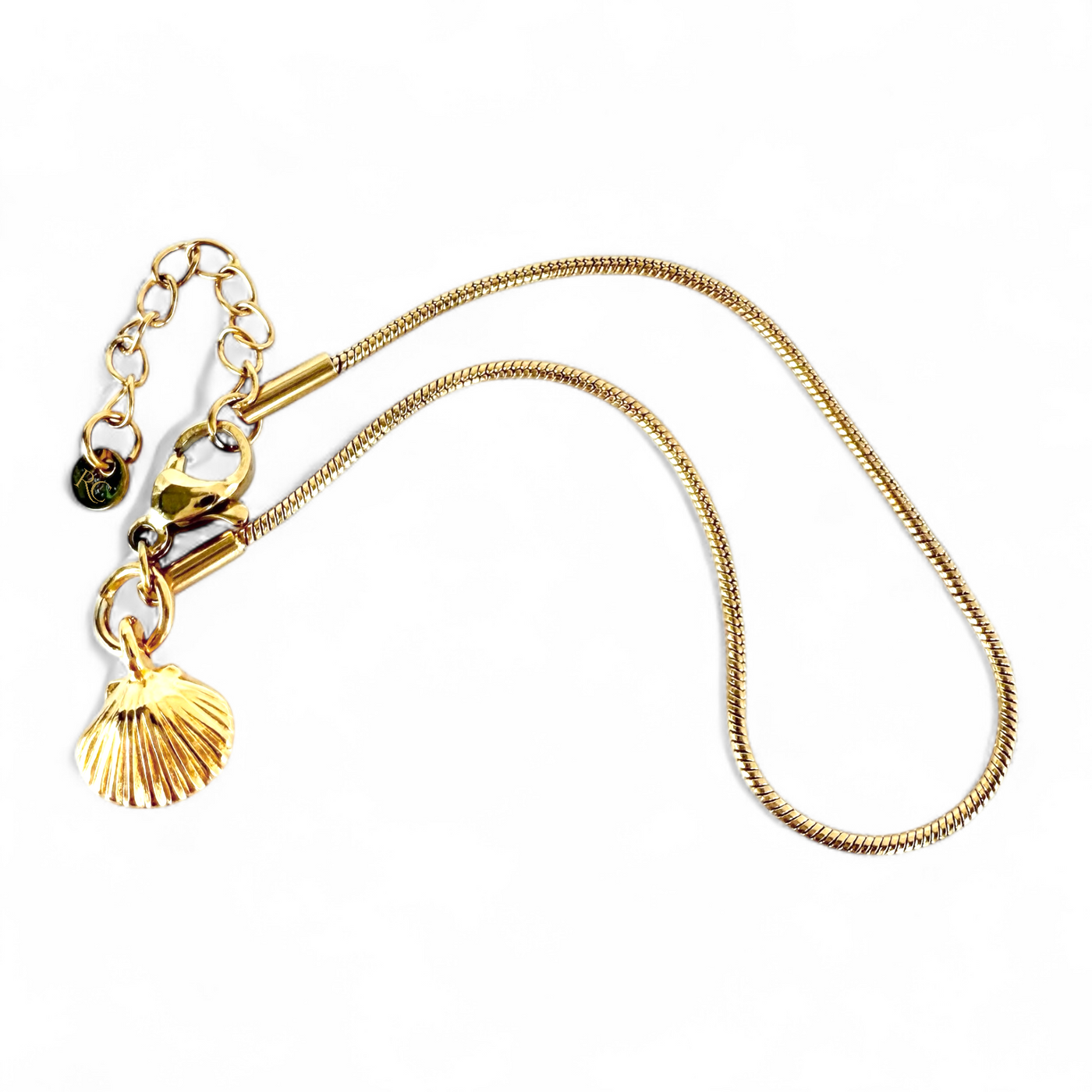 Atlantic Bay Shell Charm Bracelet - Gold
