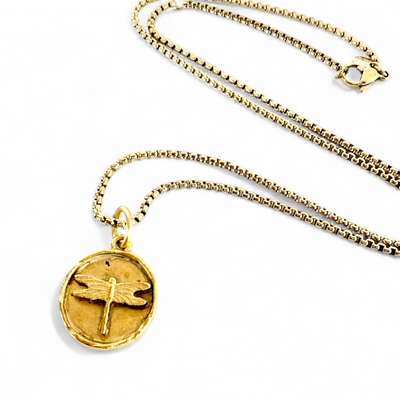 Dragonfly Gold - Necklace