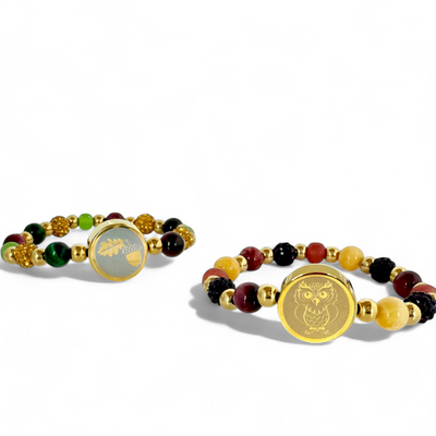 Manchester - Amber/Green/Cranberry - Gold