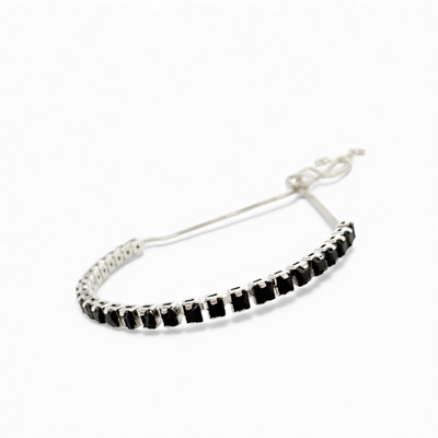 Day 5: Sloane Cushion Cut - Slider - Black - Silver + Santa Pouch