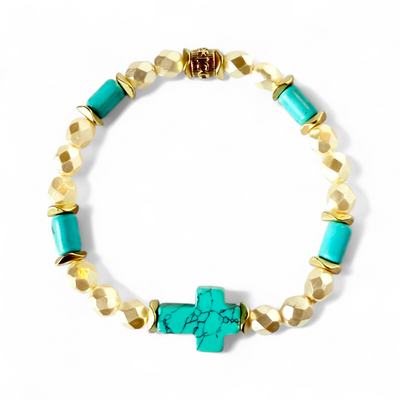 Cross Pueblo Pearl - Gold
