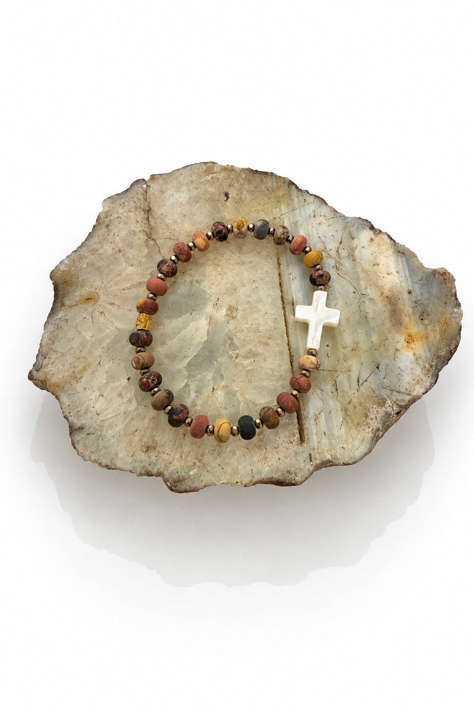 Day 9 Canyon Mother-Of-Pearl Cross