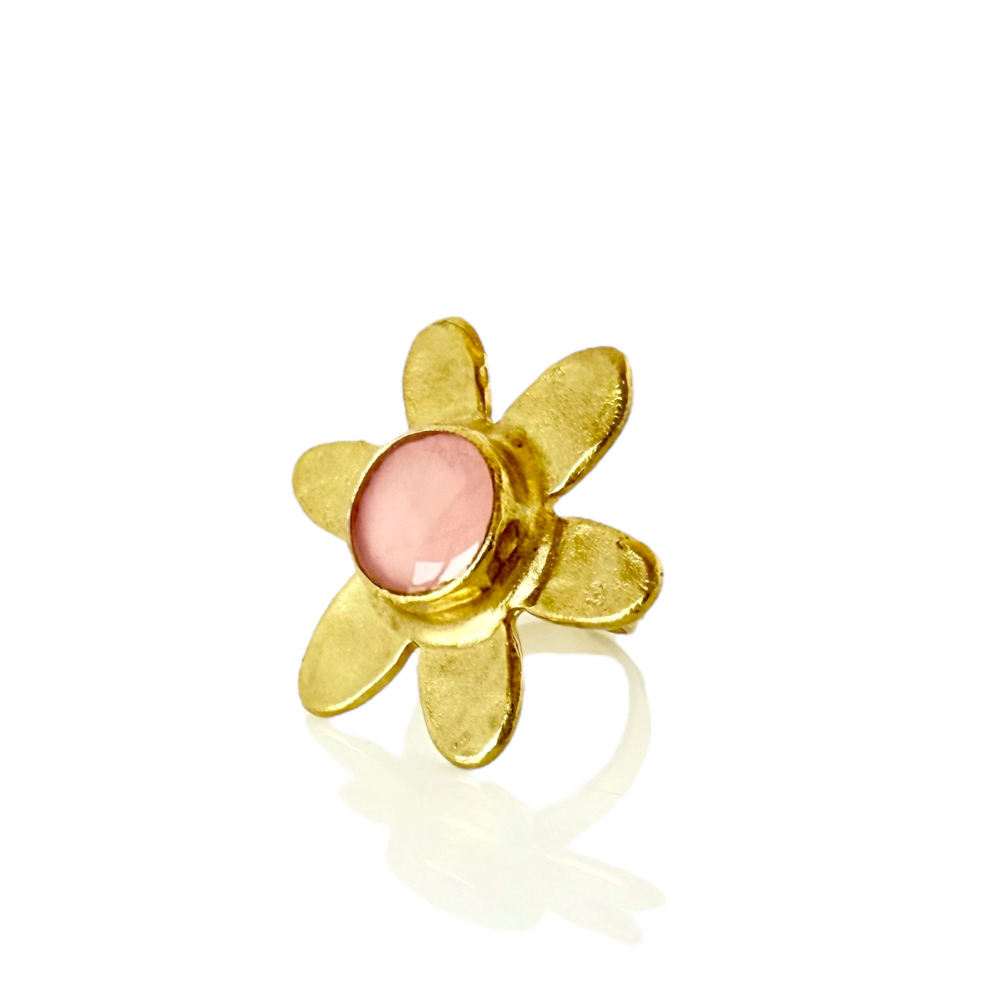 Florette Ring - Peony Pink - Gold