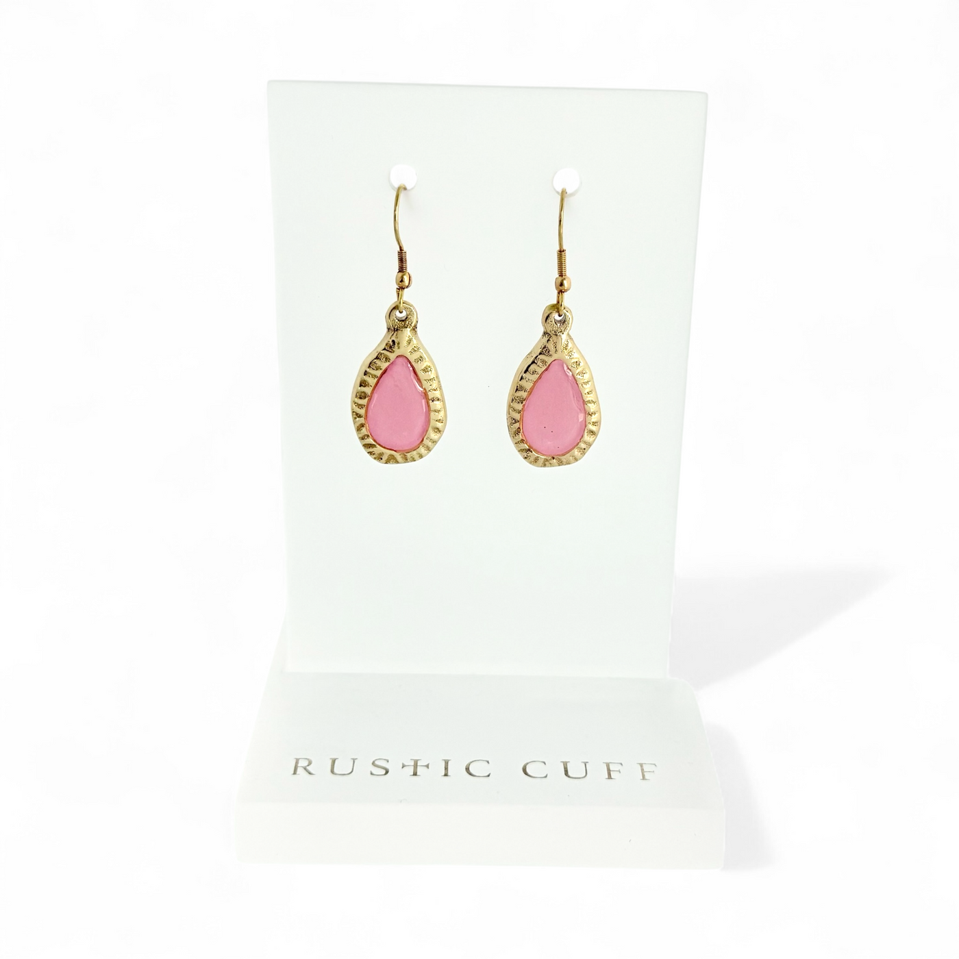 Frances Earrings - Peony Blush - Gold