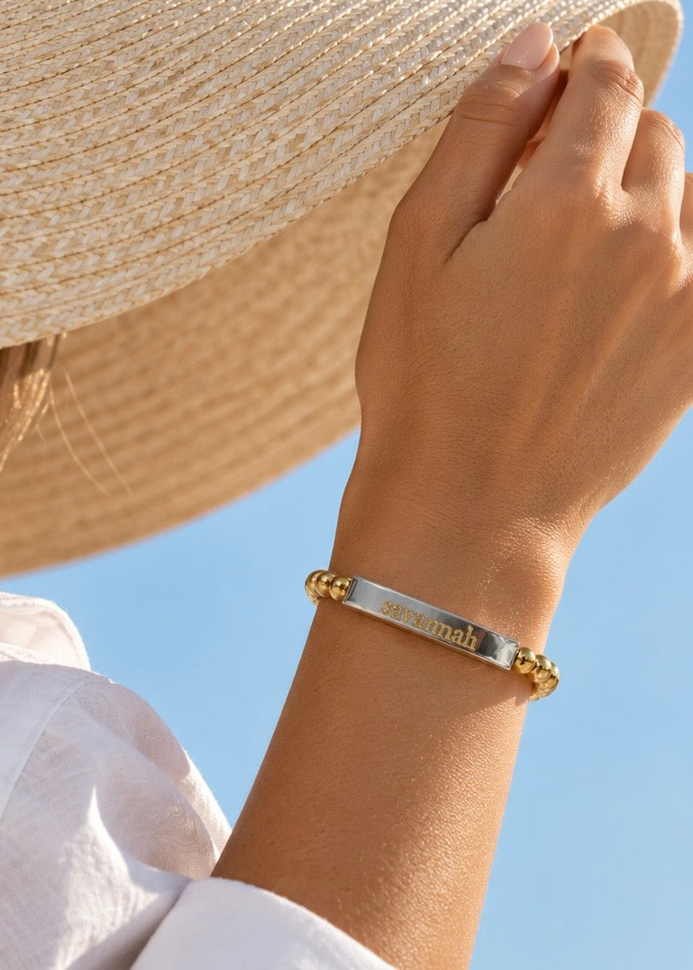 Signature Name Bracelet – 6mm Gold or Silver