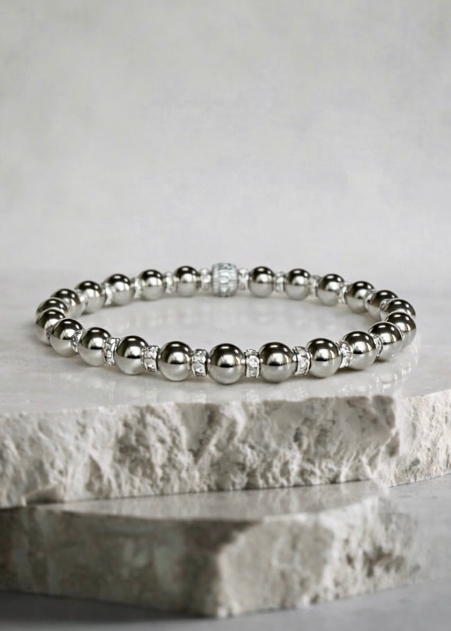 Classic Chloe Pave Silver 6mm