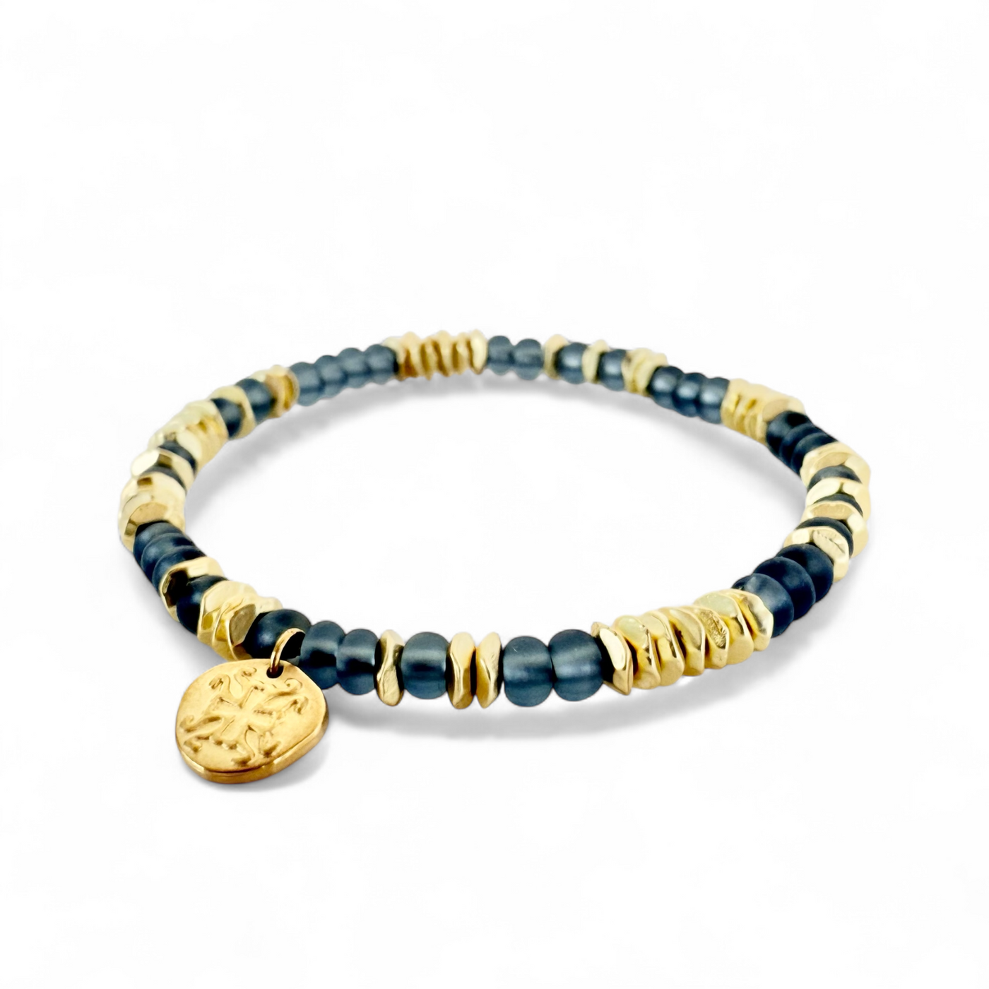 Mary Kate - Soft Gray - Gold